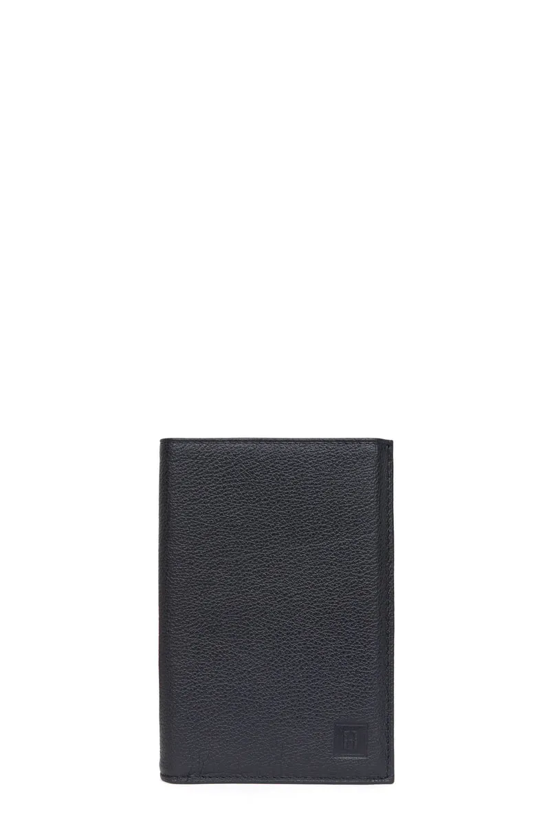 Portefeuille européen - 3 volets - Cuir