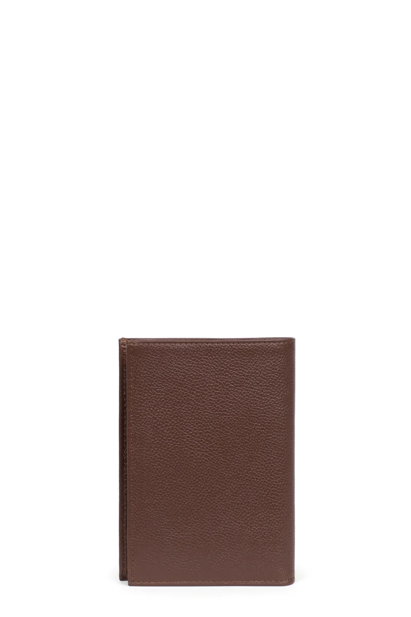 Portefeuille européen - 3 volets - Cuir