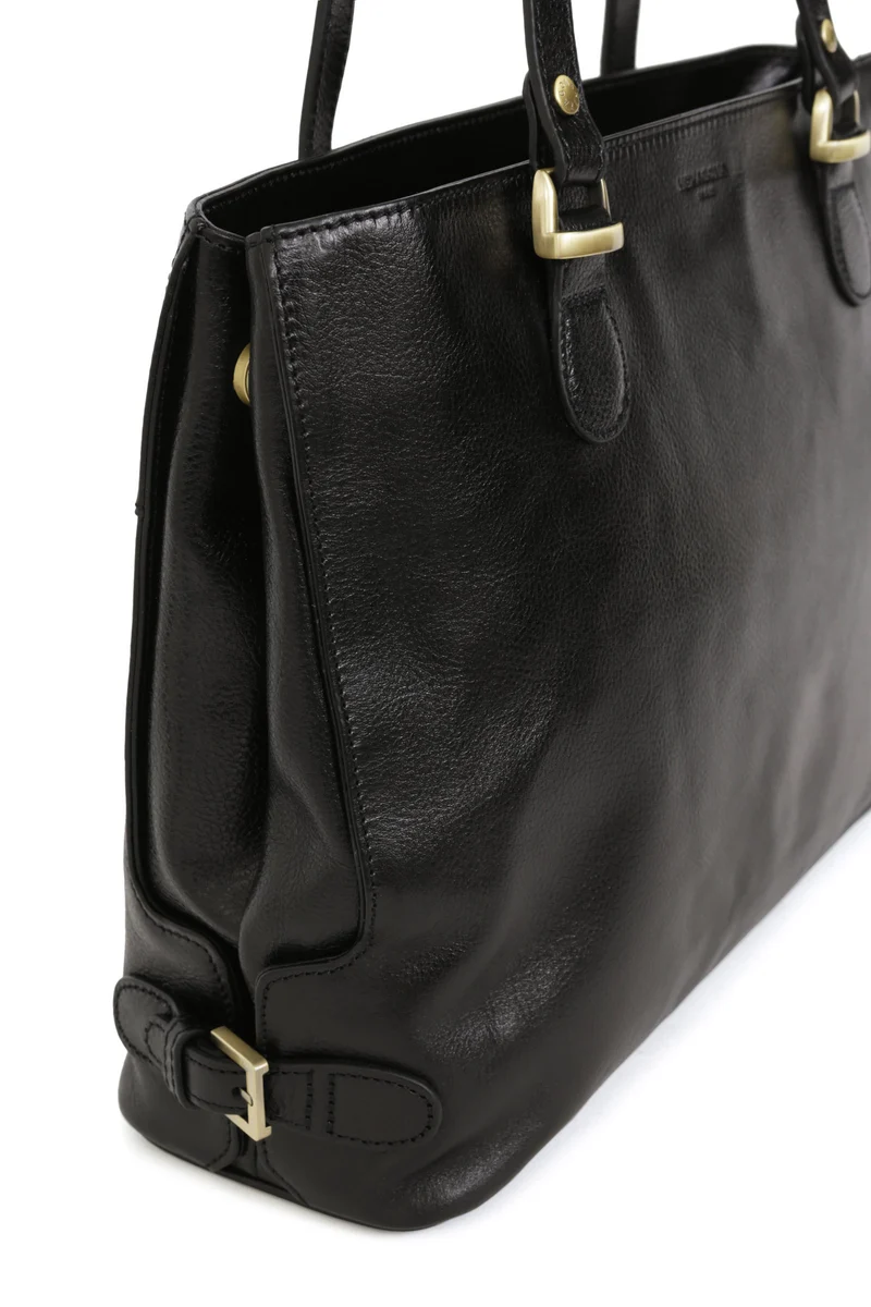 Sac porté épaule 2 anses - A4 - Cuir