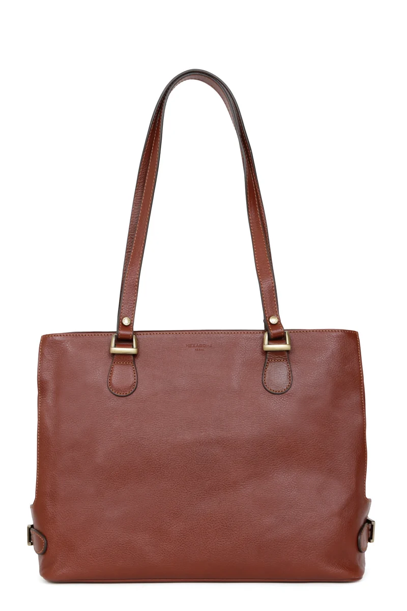 Sac porté épaule 2 anses - A4 - Cuir