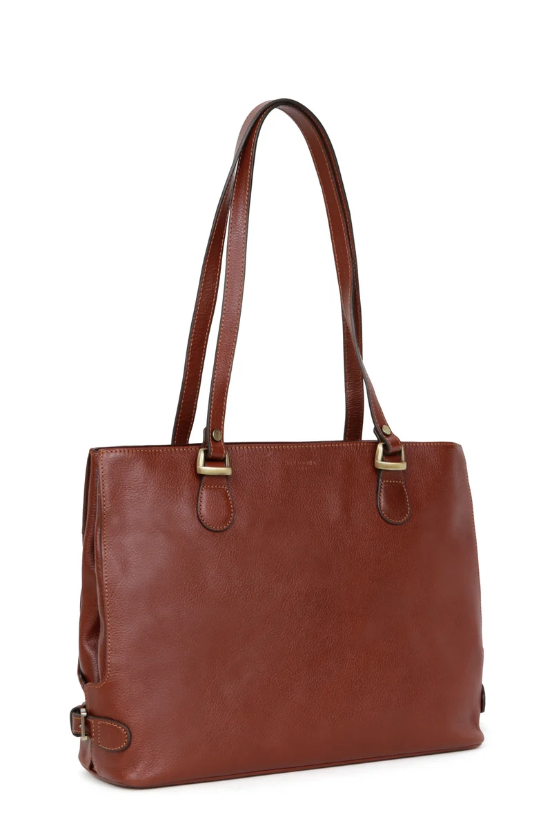 Sac porté épaule 2 anses - A4 - Cuir