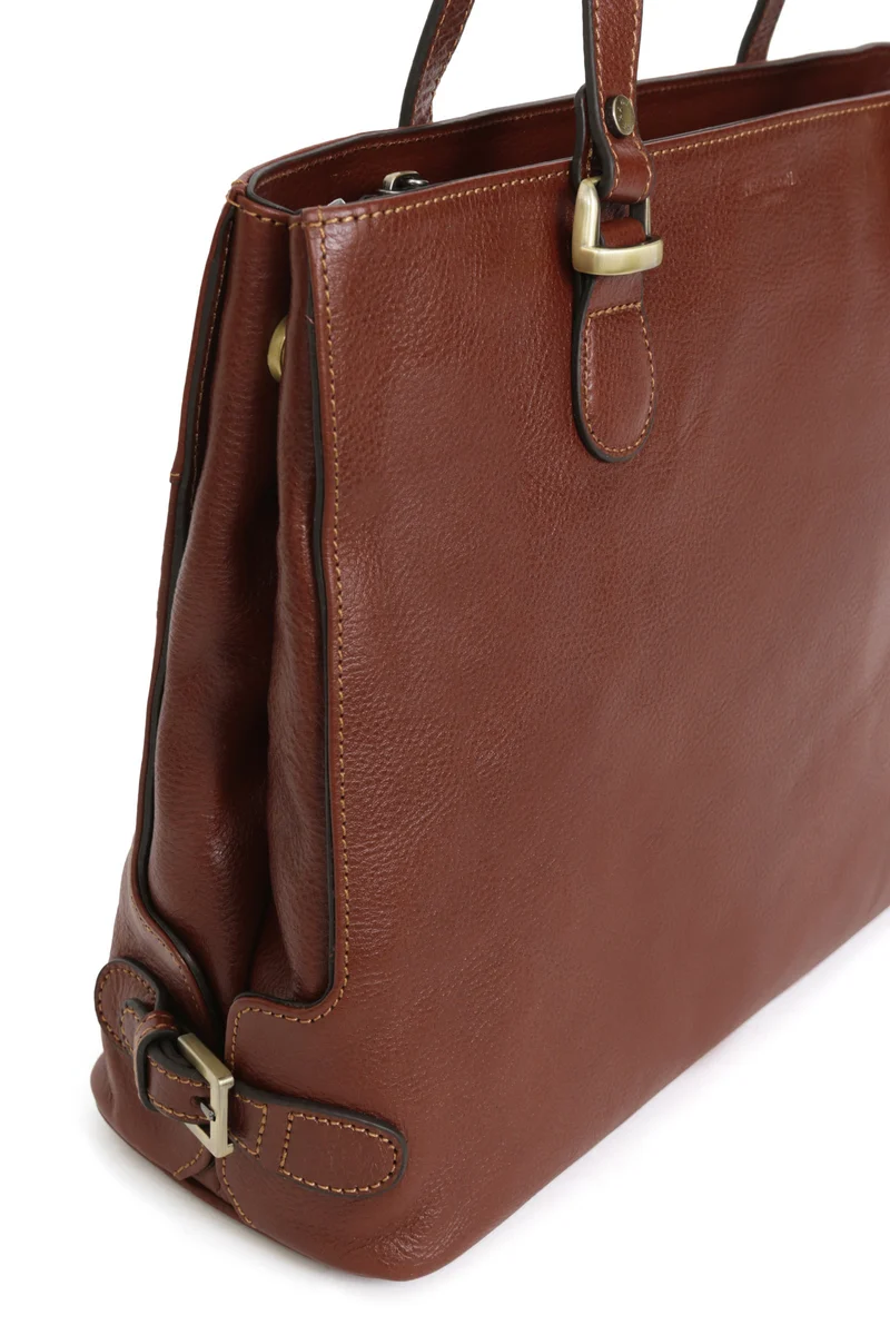 Sac porté épaule 2 anses - A4 - Cuir