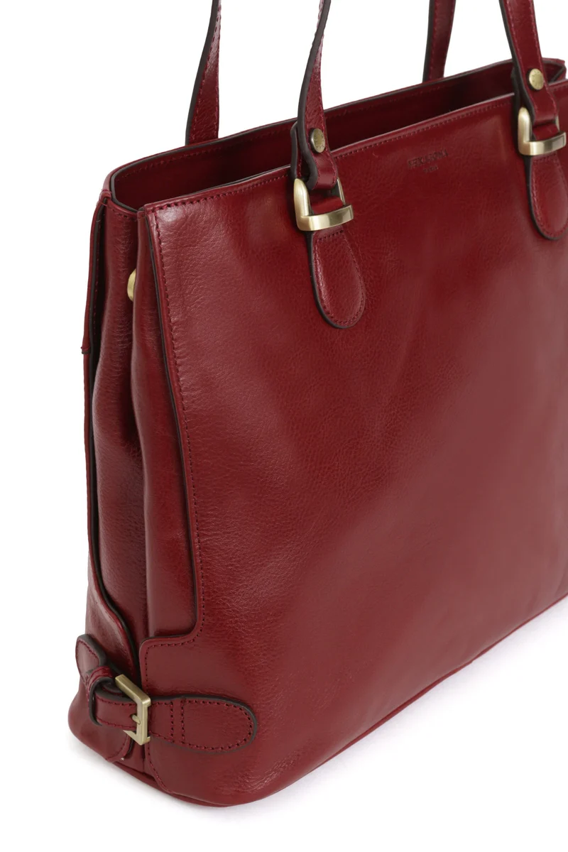 Sac porté épaule 2 anses - A4 - Cuir