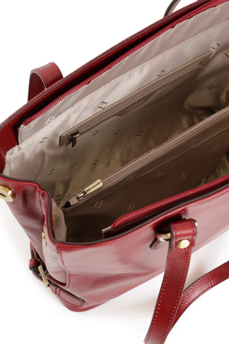 Sac porté épaule 2 anses - A4 - Cuir