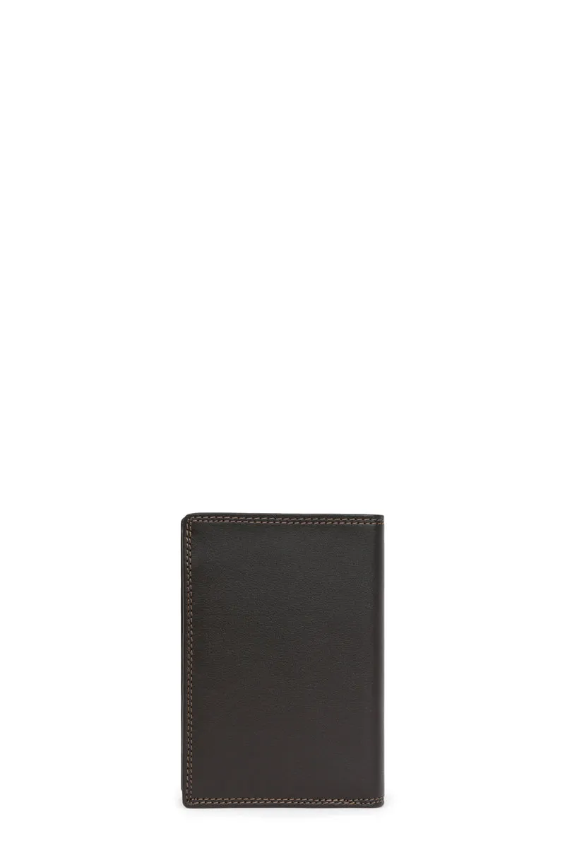 Portefeuille européen - 2 volets - Stop RFID - Cuir