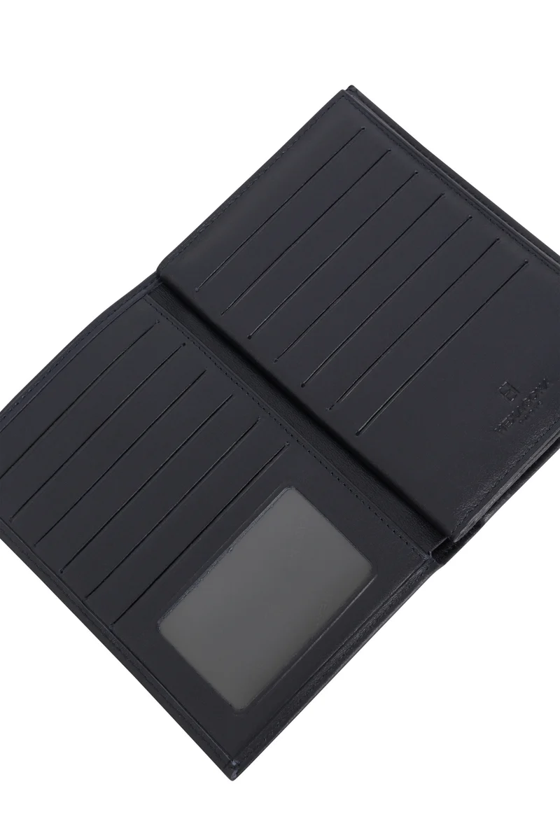 Portefeuille européen - 3 volets - Cuir
