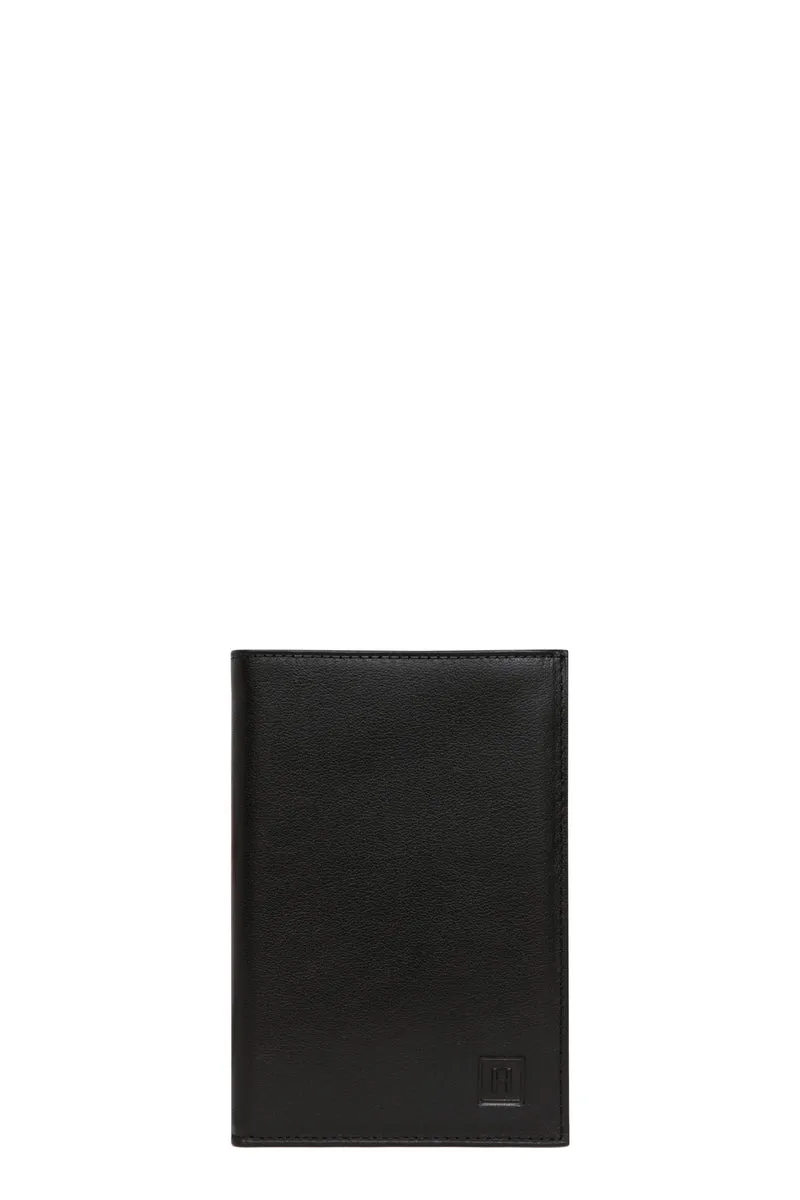 Portefeuille européen - 3 volets - Cuir