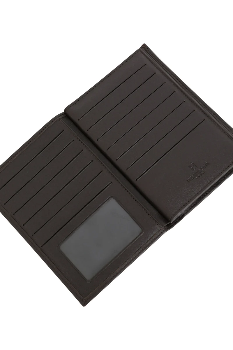 Portefeuille européen - 3 volets - Cuir