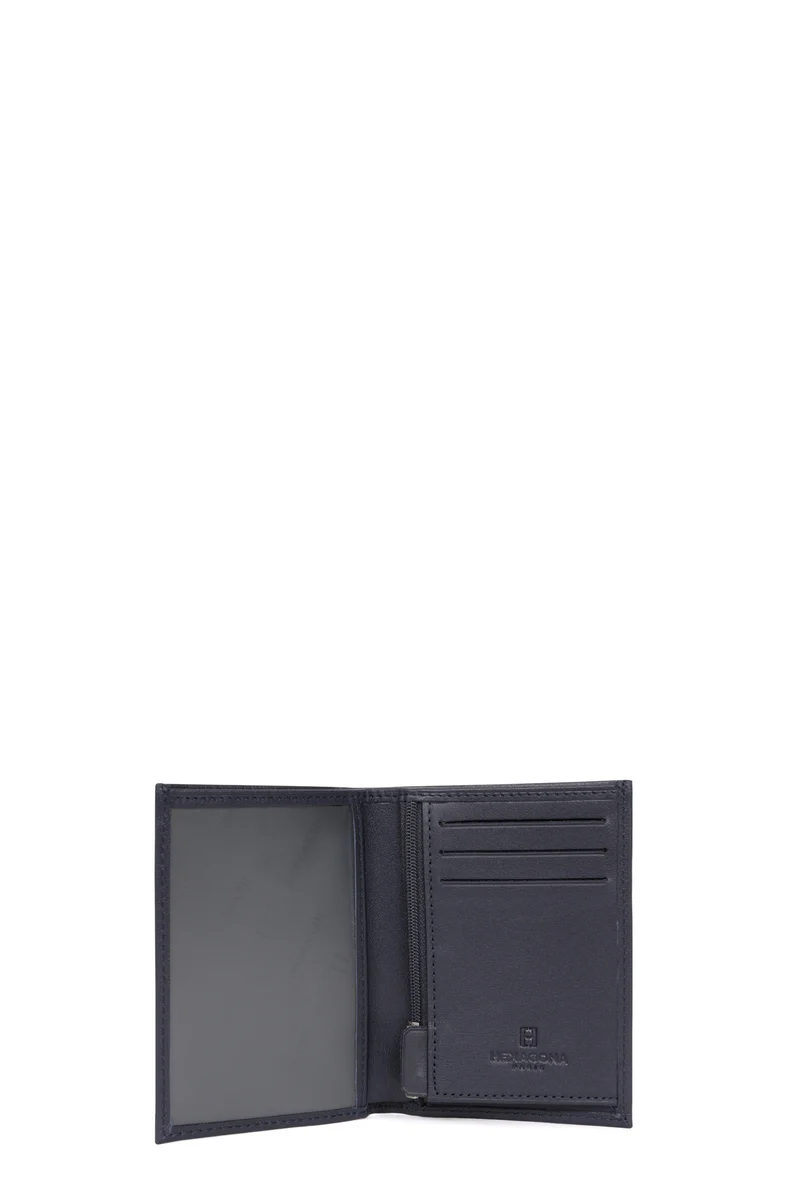 Portefeuille européen - 1 volet - Cuir