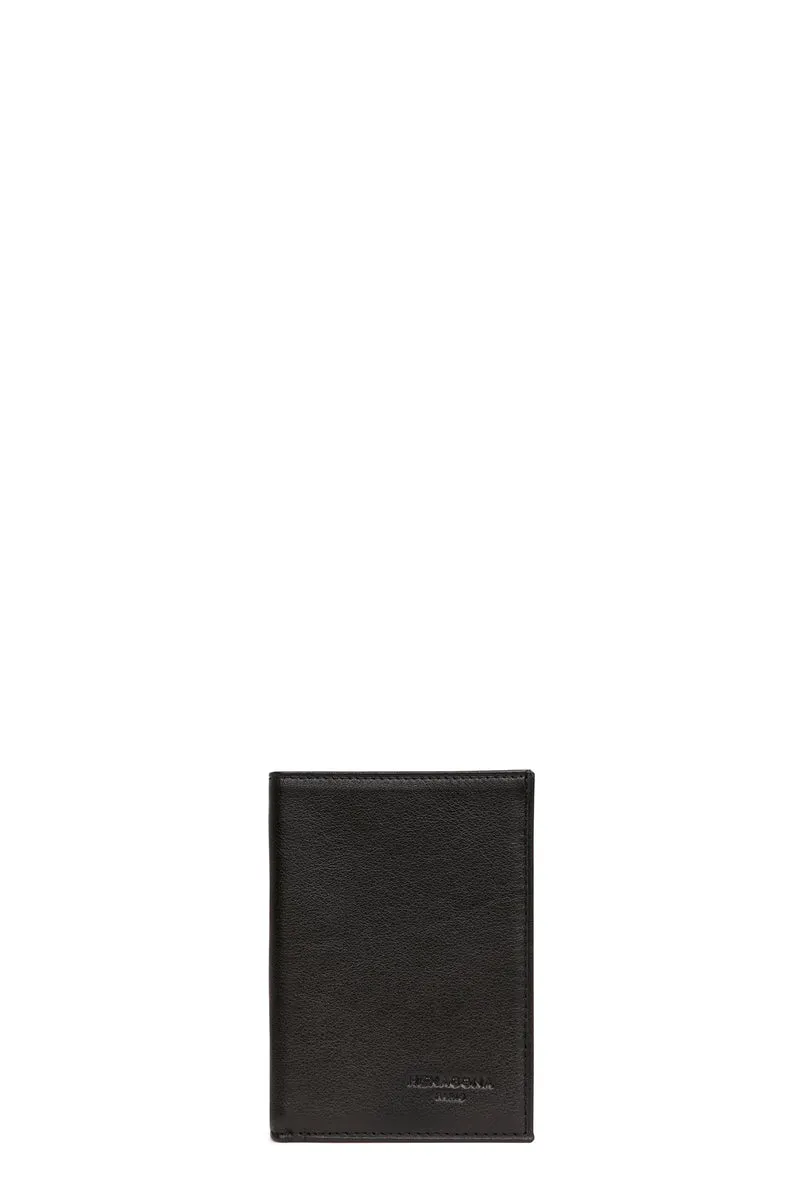 Portefeuille européen - 1 volet - Cuir