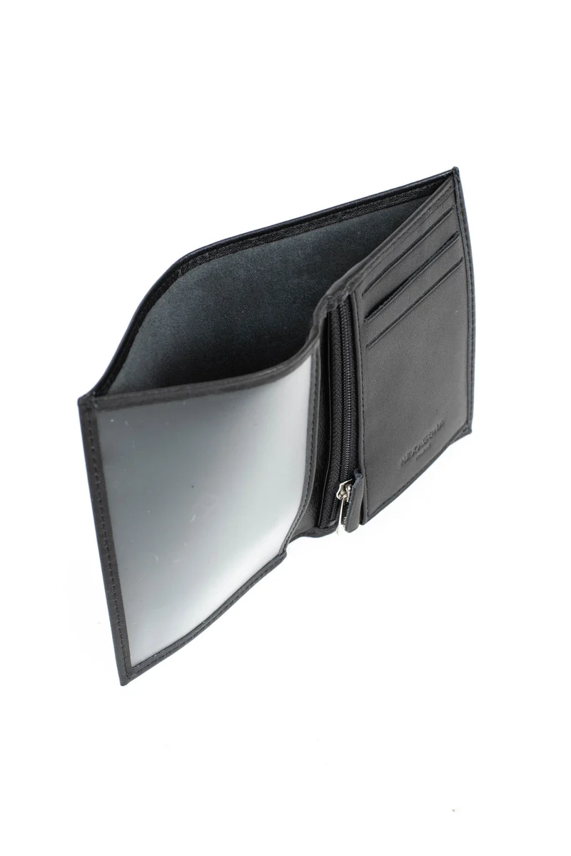 Portefeuille européen - 1 volet - Cuir
