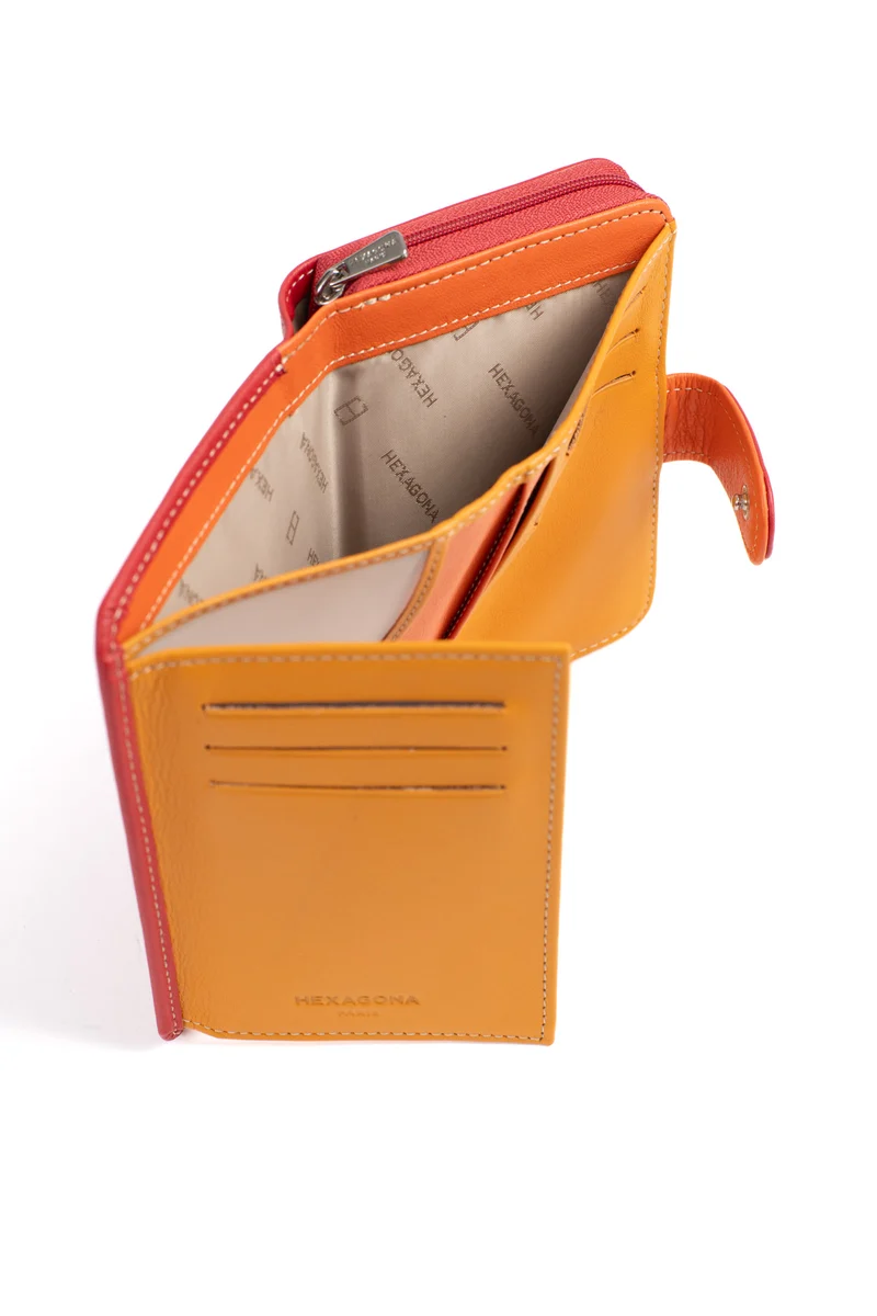 Portefeuille - 2 volets - Cuir