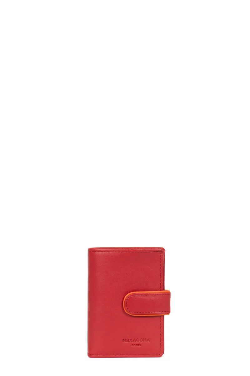 Porte-cartes - 1 volet - Cuir