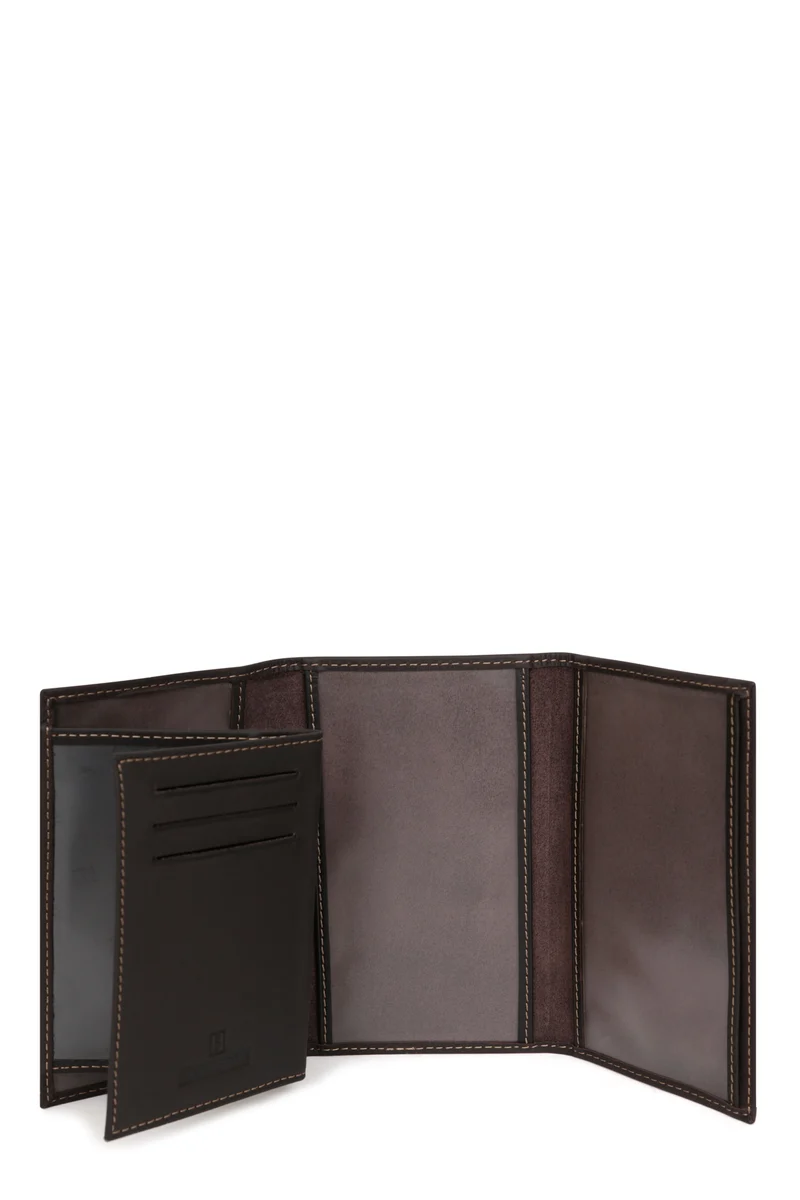 Porte-papiers - 3 volets - Cuir