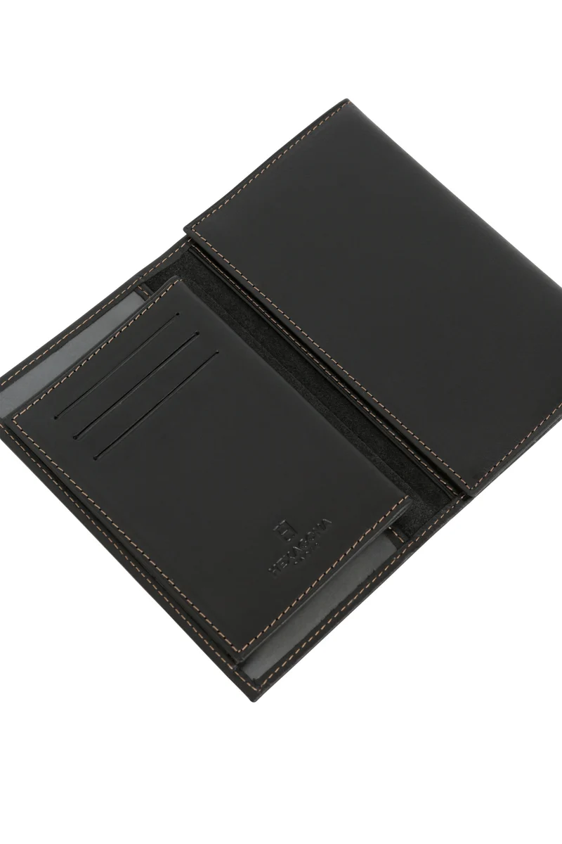 Porte-papiers - 3 volets - Cuir