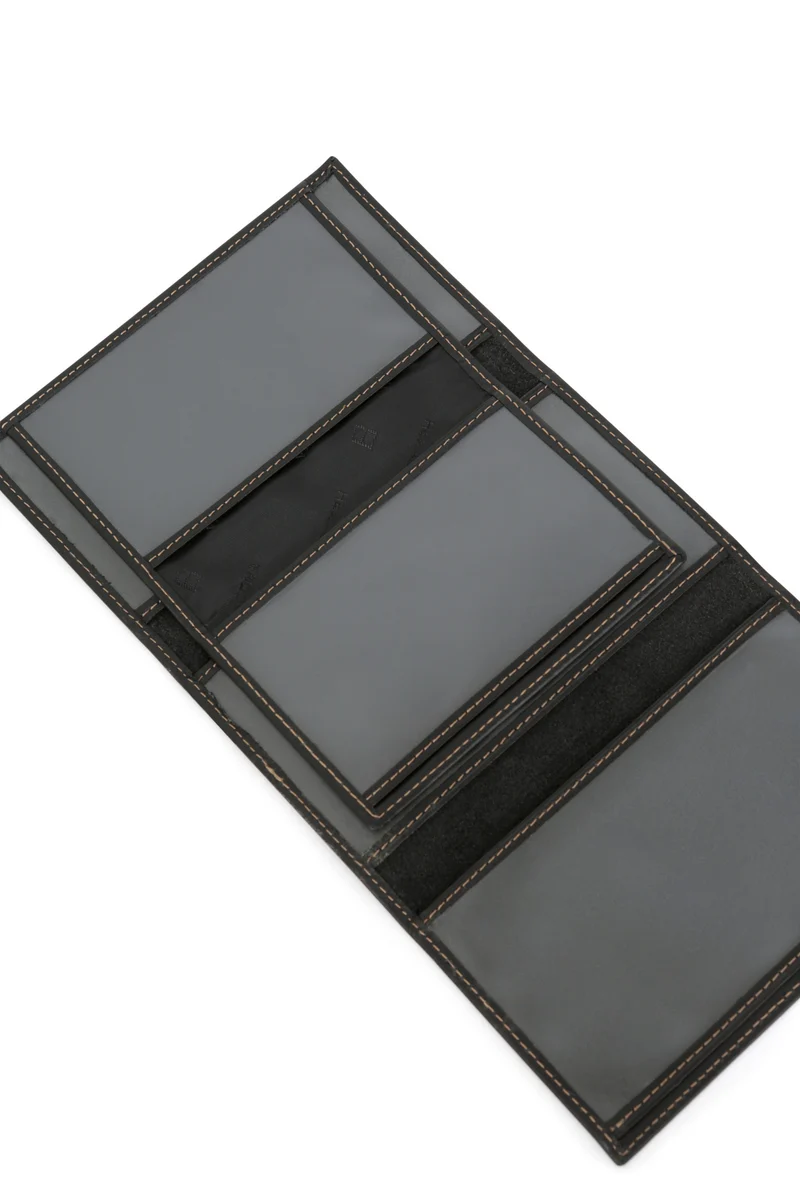 Porte-papiers - 3 volets - Cuir