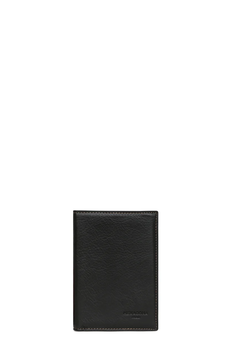 Portefeuille européen - 2 volets - Cuir