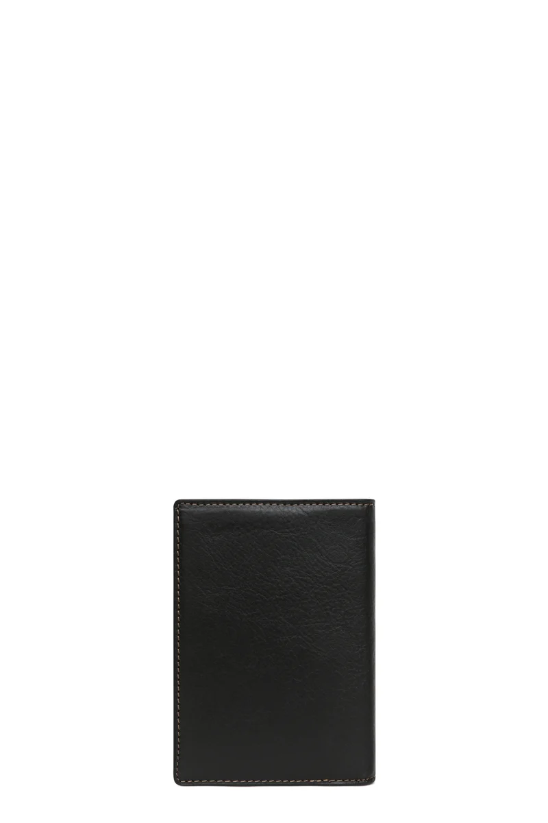Portefeuille européen - 2 volets - Cuir