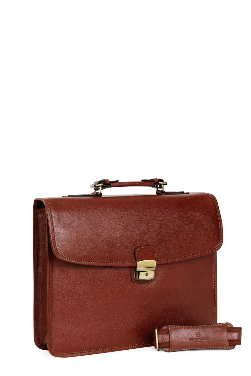 Cartable - A4 - Cuir