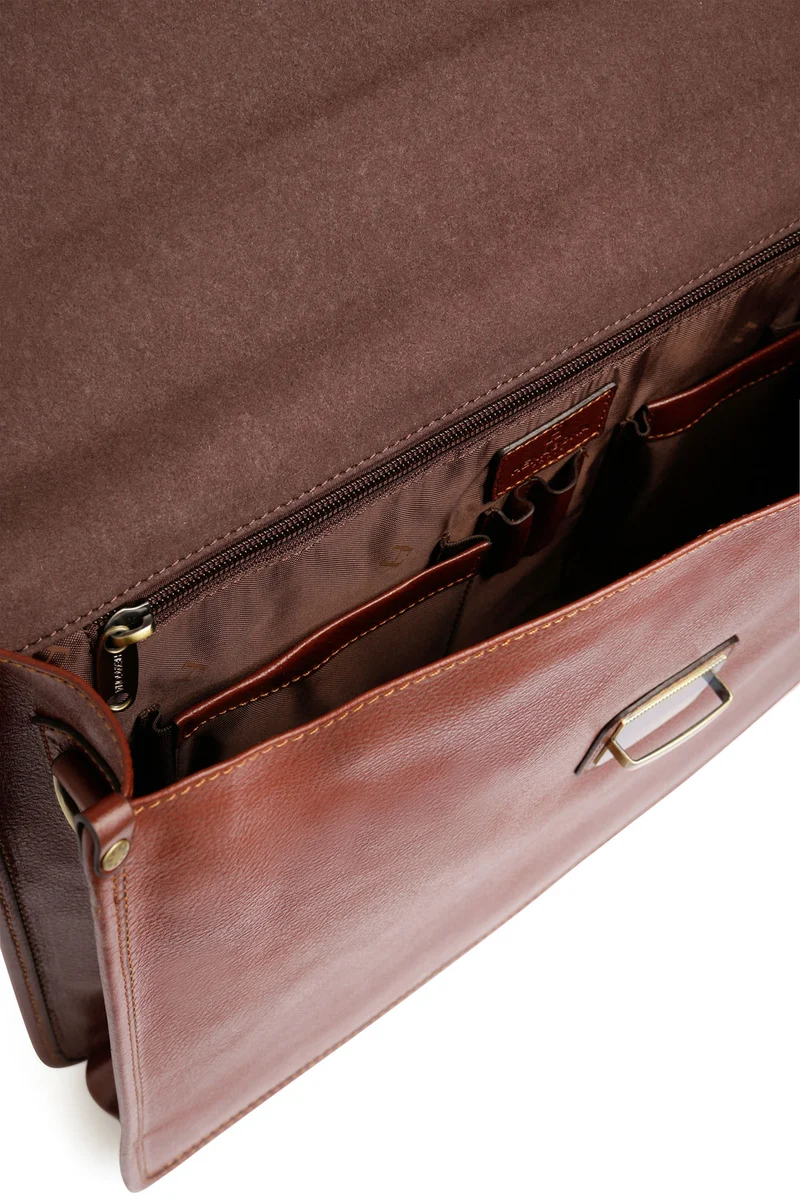 Cartable - A4 - Cuir