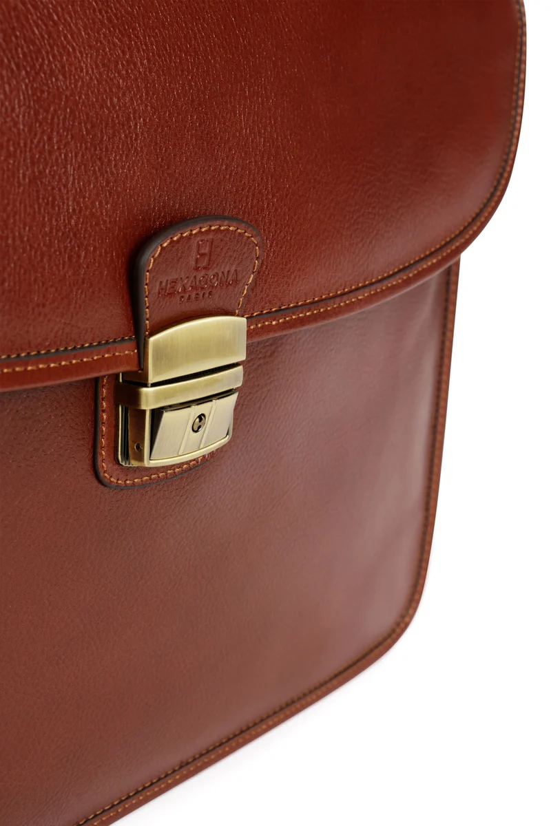 Cartable - A4 - Cuir