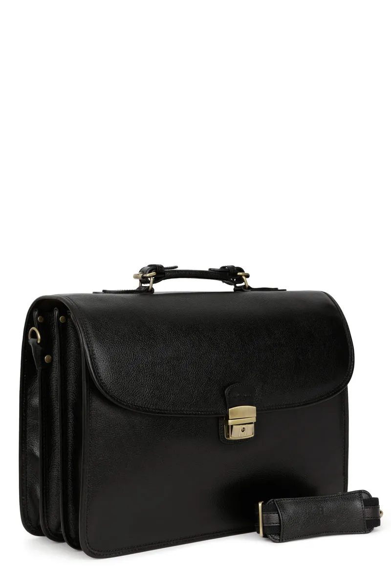 Cartable - A4 - Cuir