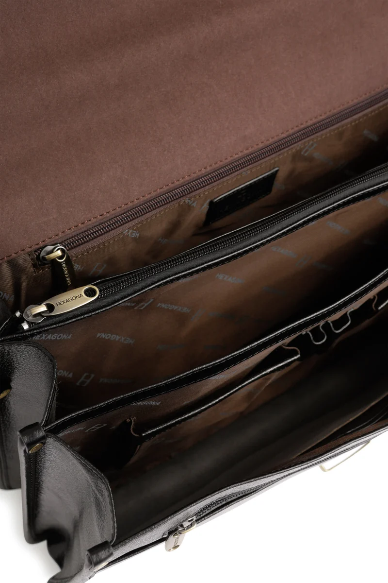 Cartable - A4 - Cuir