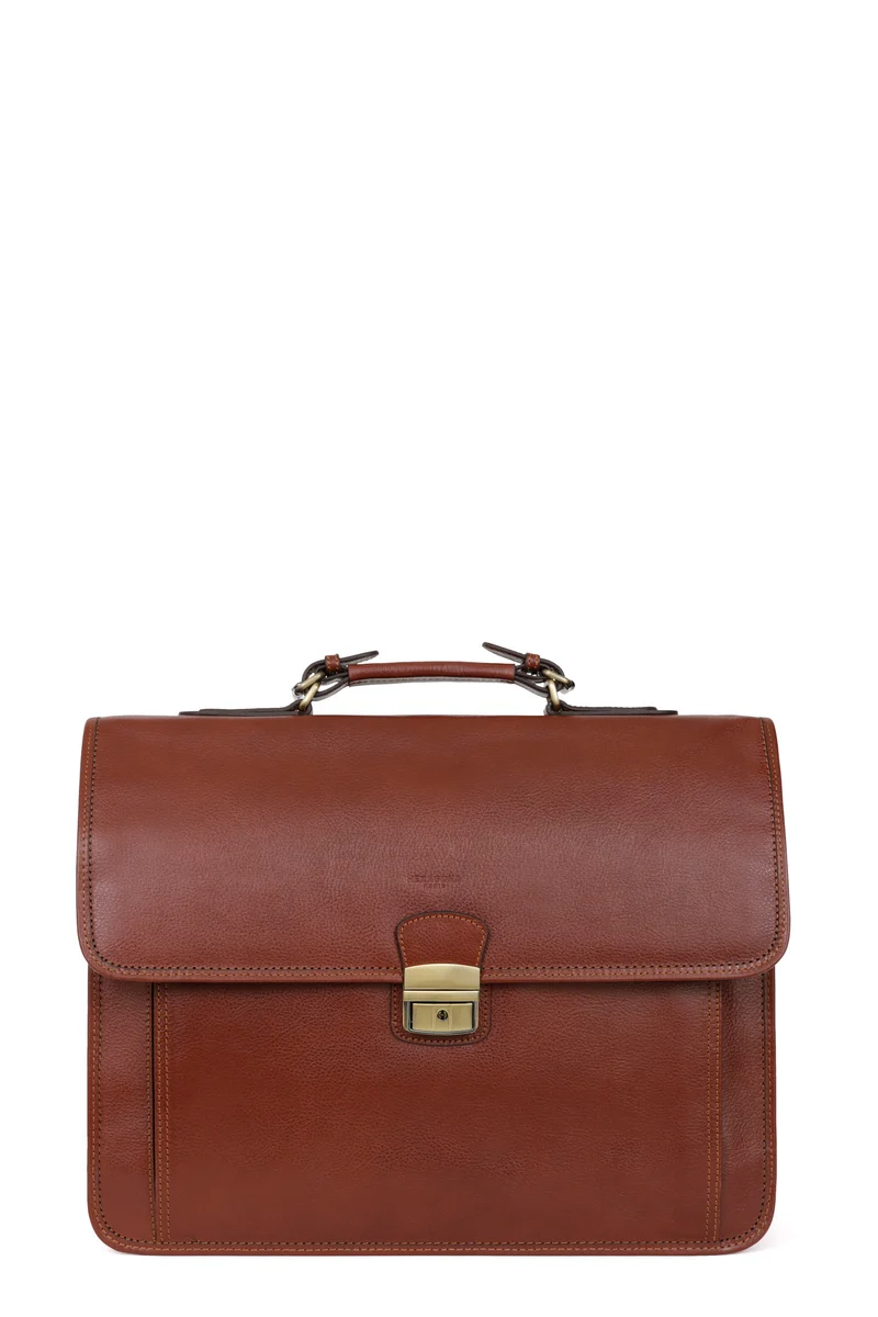 Cartable - A4 - Cuir