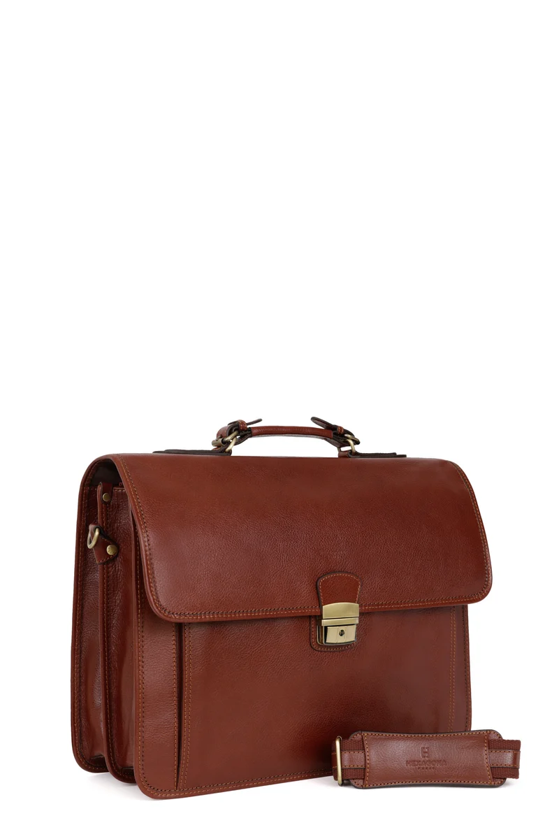 Cartable - A4 - Cuir