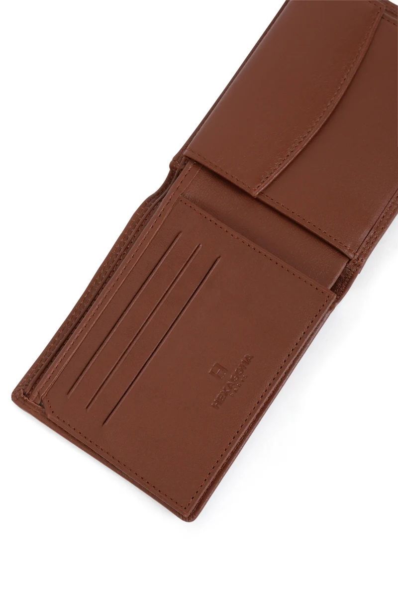 Portefeuille italien - 2 volets - Stop RFID - Cuir