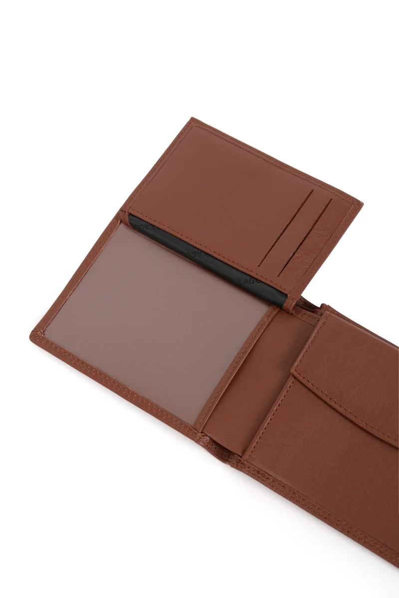 Portefeuille italien - 2 volets - Stop RFID - Cuir