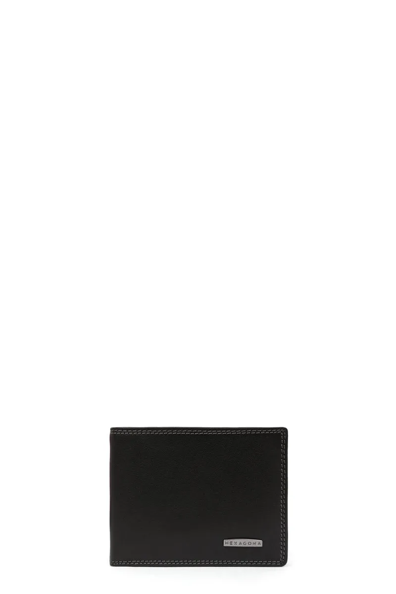 Portefeuille italien - 2 volets - Stop RFID - Cuir