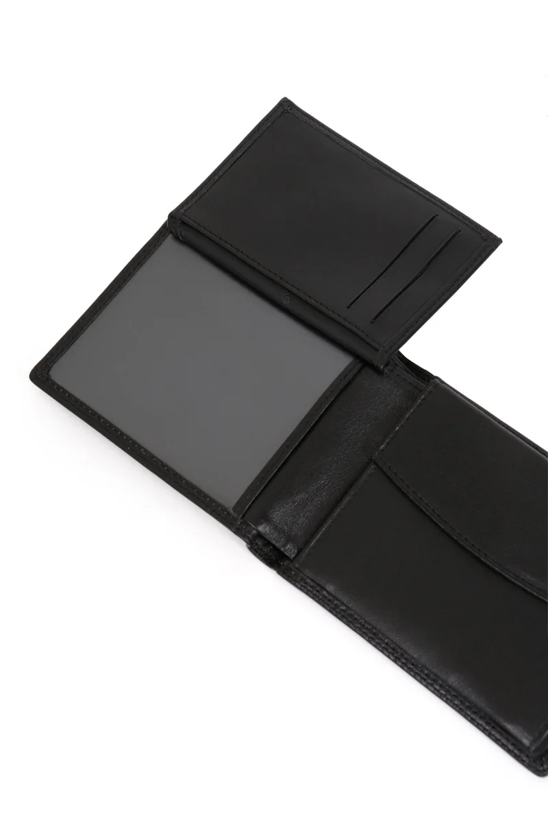 Portefeuille italien - 2 volets - Stop RFID - Cuir