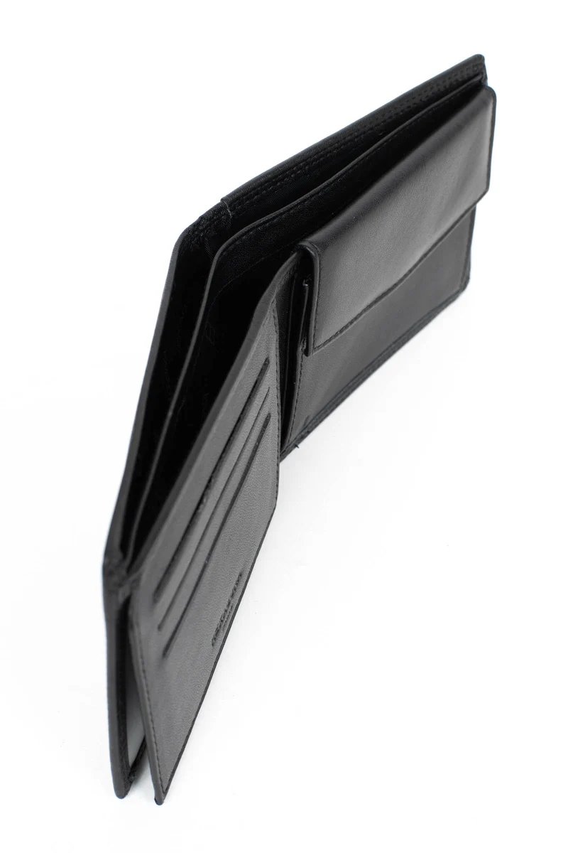 Portefeuille italien - 2 volets - Stop RFID - Cuir