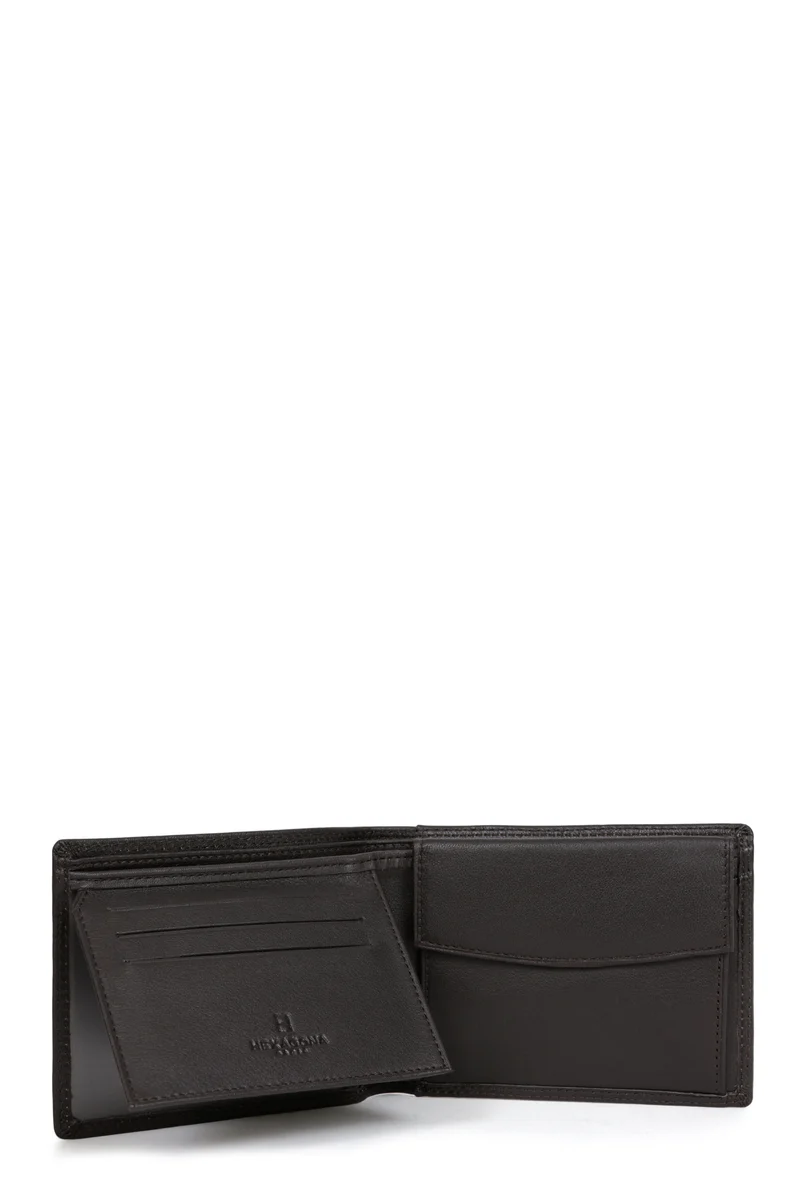Portefeuille italien - 2 volets - Stop RFID - Cuir
