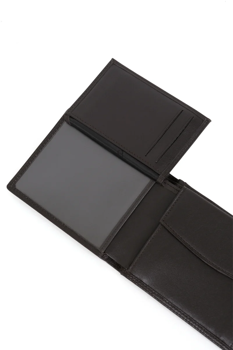 Portefeuille italien - 2 volets - Stop RFID - Cuir