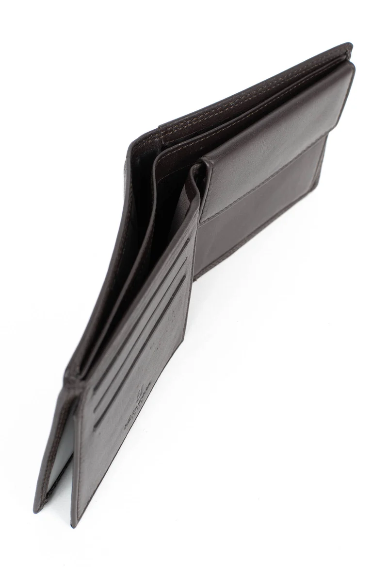 Portefeuille italien - 2 volets - Stop RFID - Cuir