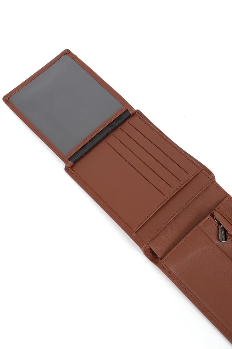 Portefeuille italien - 2 volets - Stop RFID - Cuir