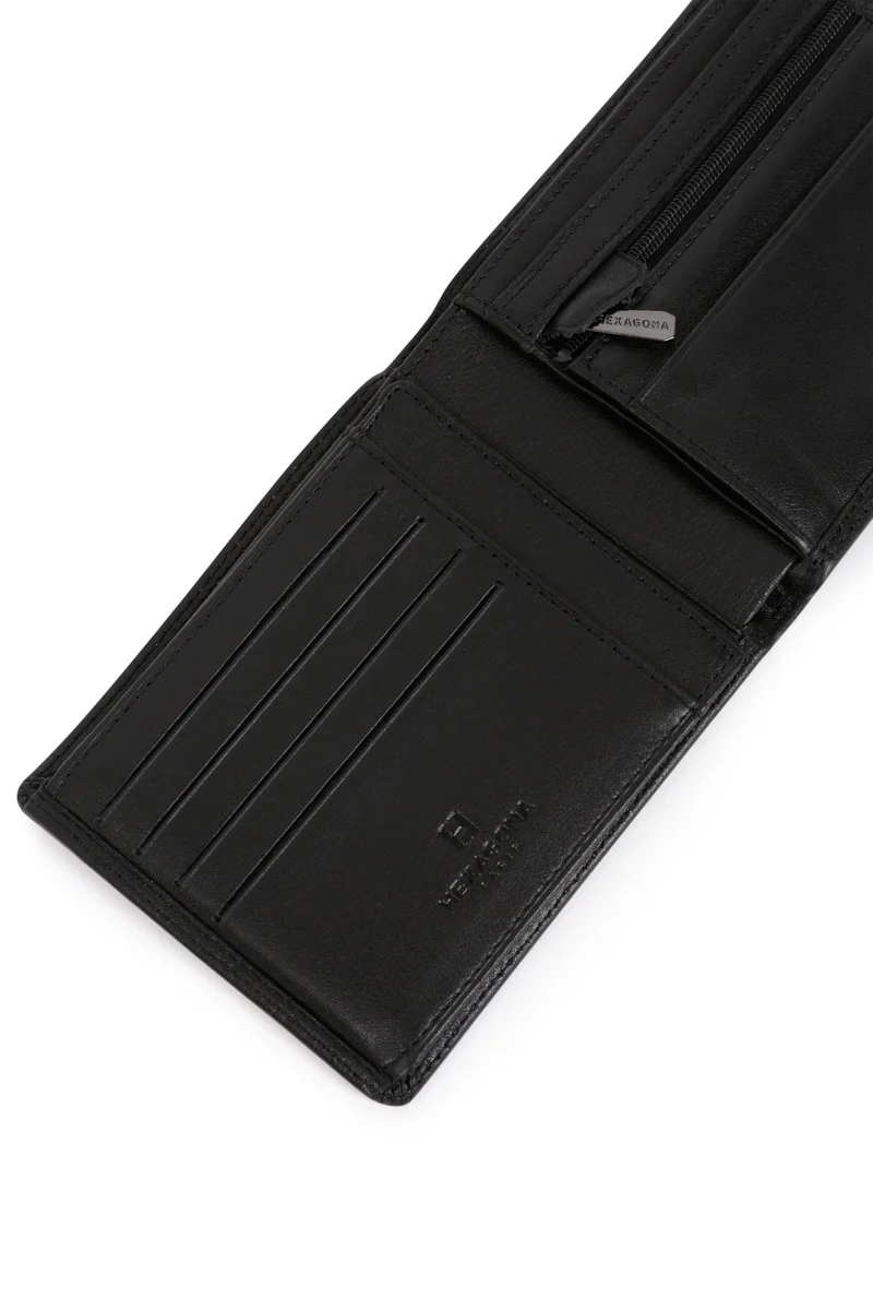 Portefeuille italien - 2 volets - Stop RFID - Cuir