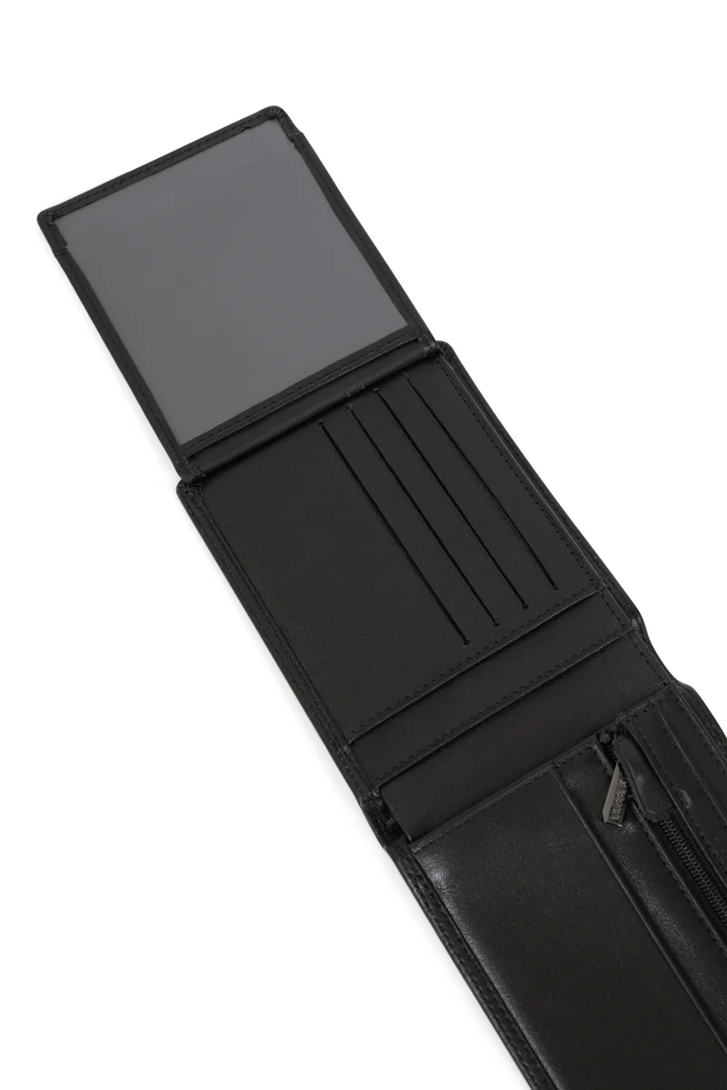 Portefeuille italien - 2 volets - Stop RFID - Cuir