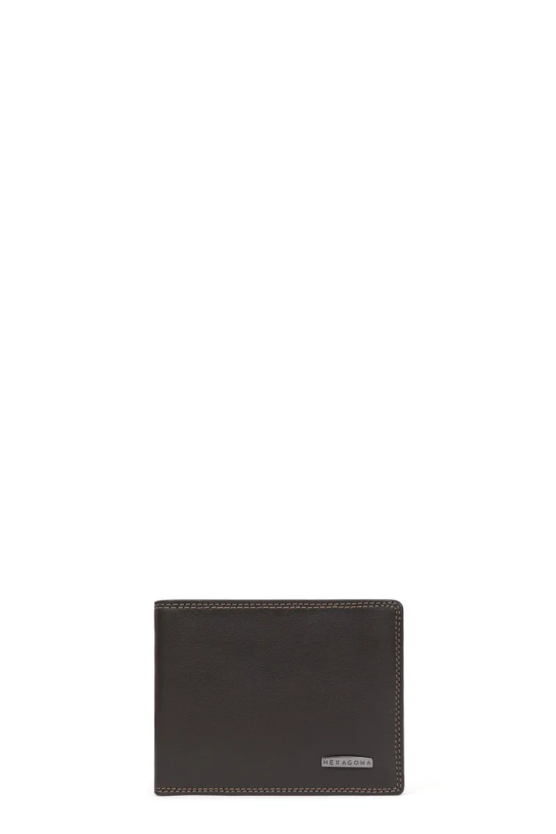 Portefeuille italien - 2 volets - Stop RFID - Cuir