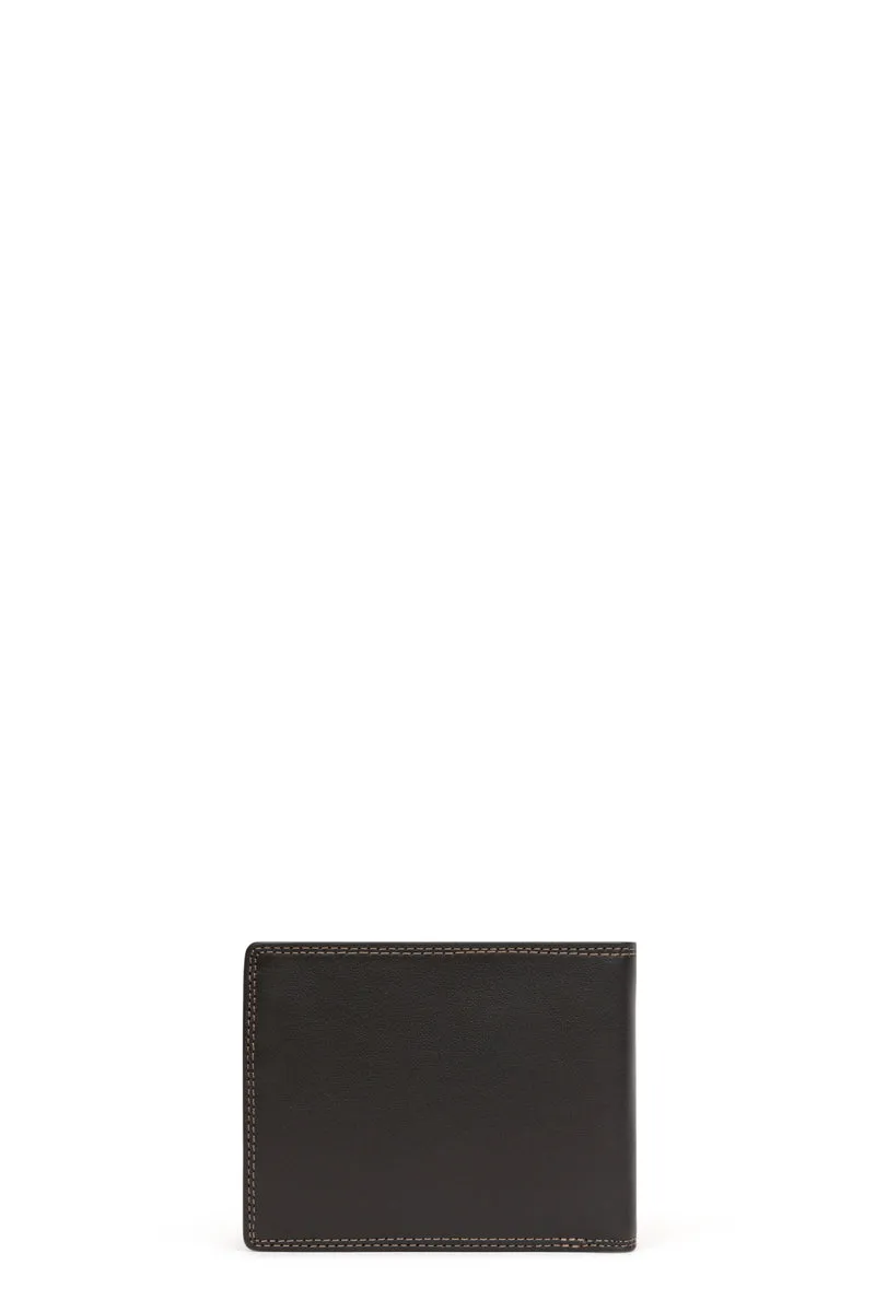 Portefeuille italien - 2 volets - Stop RFID - Cuir