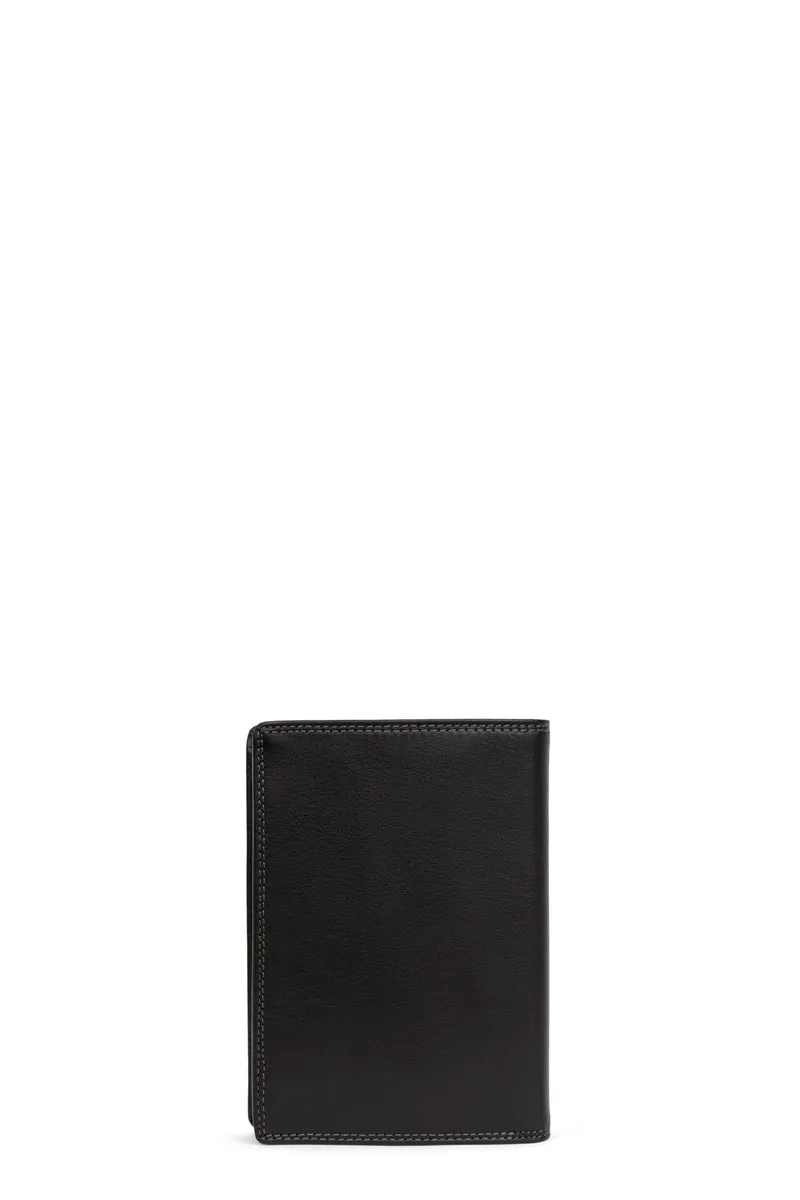 Portefeuille européen - 2 volets - Stop RFID - Cuir