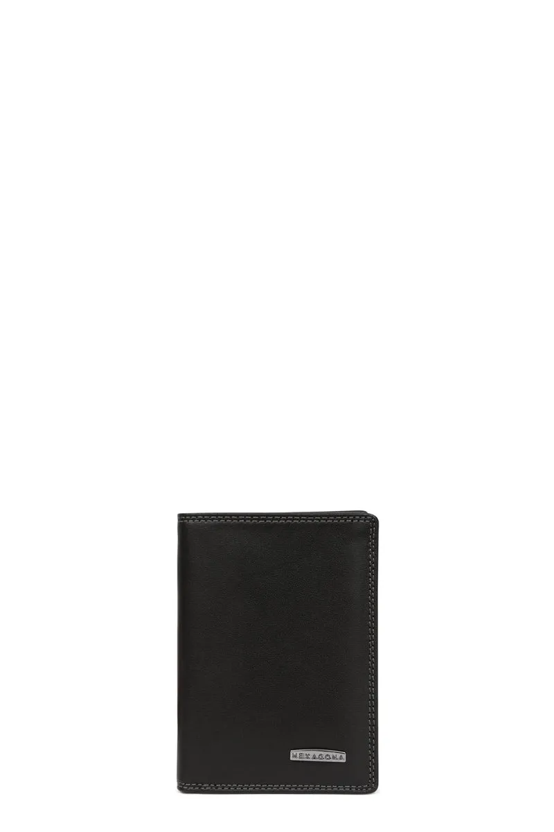 Portefeuille européen - 2 volets - Stop RFID - Cuir