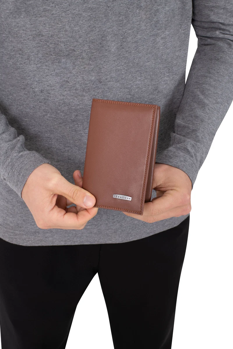 Porte-papiers - 3 volets - Stop RFID - Cuir