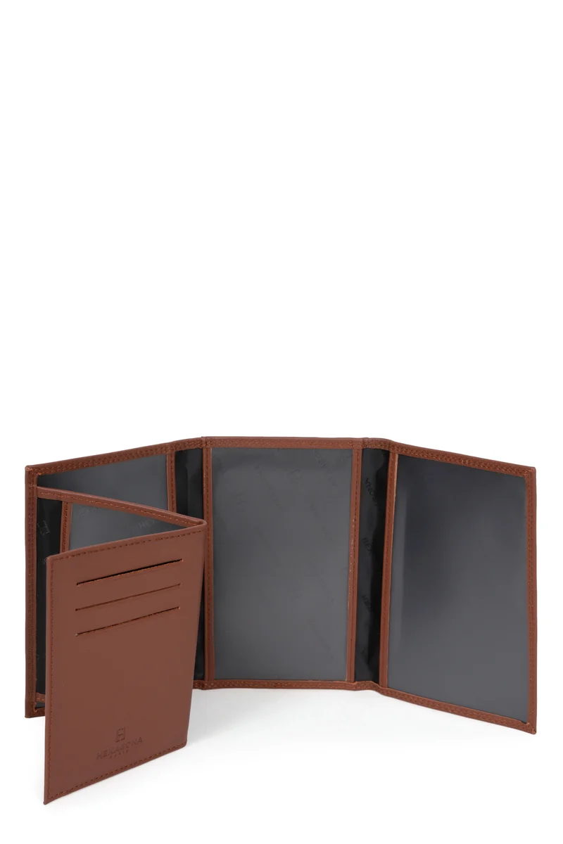 Porte-papiers - 3 volets - Stop RFID - Cuir