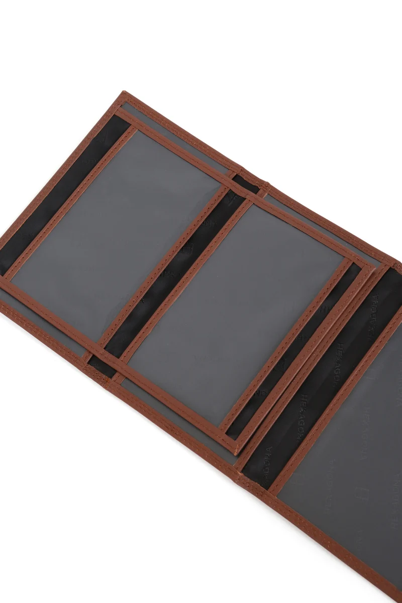 Porte-papiers - 3 volets - Stop RFID - Cuir