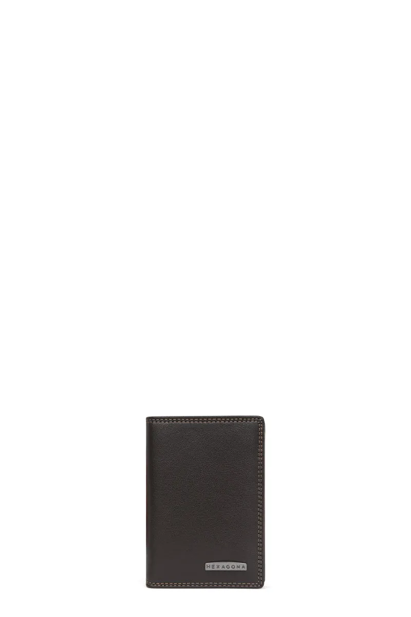 Porte-cartes - 1 volet - Stop RFID - Cuir