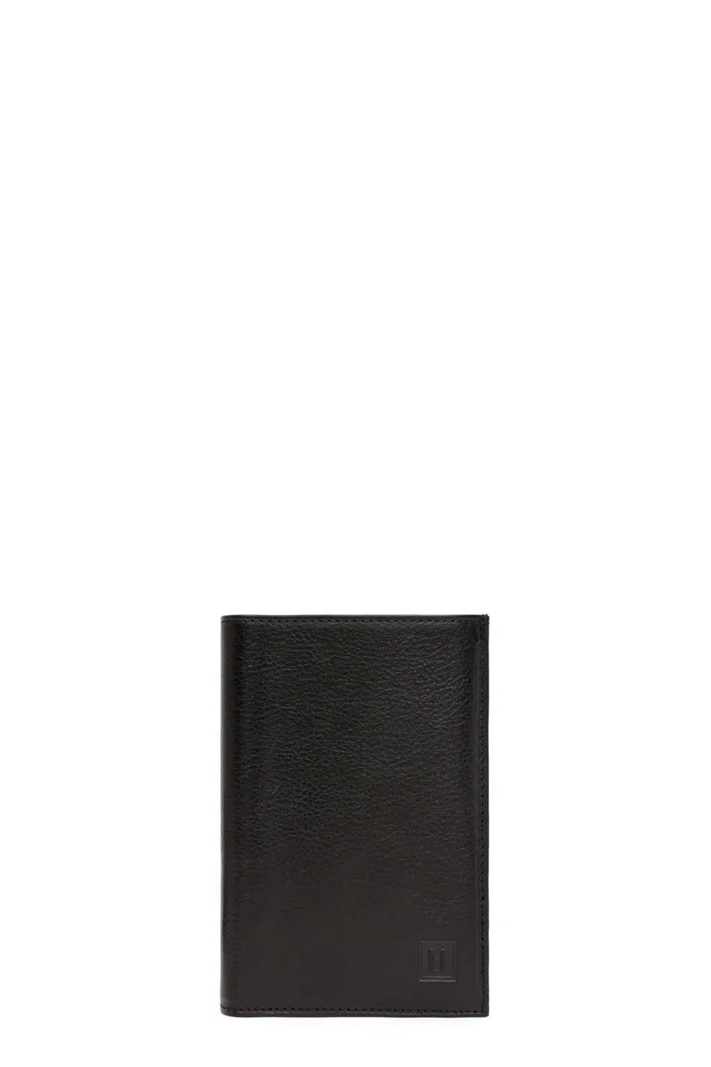 Portefeuille européen - 3 volets - Cuir