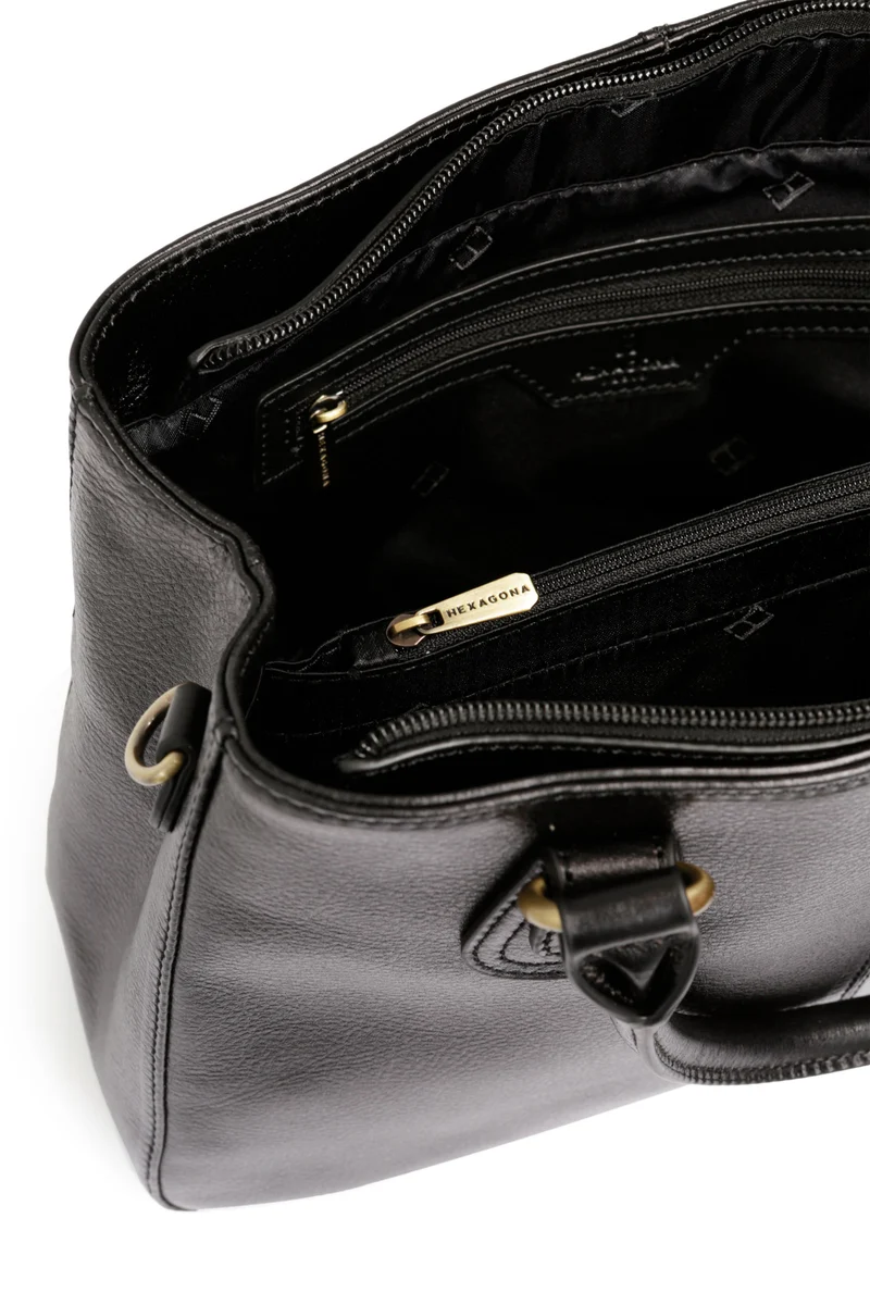 Sac porté main 2 poignées - Cuir